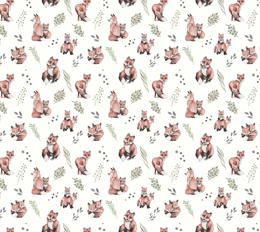 Foxes Matte Crepe Fabric