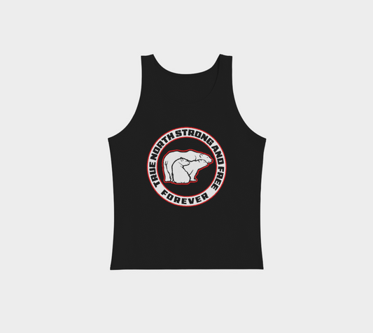 True Nort Strong And Free Polar Bear Tank Top