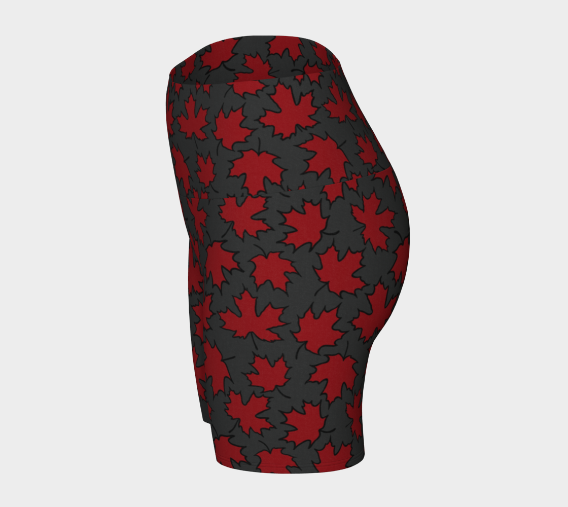 Maple Leaf Yoga Shorts