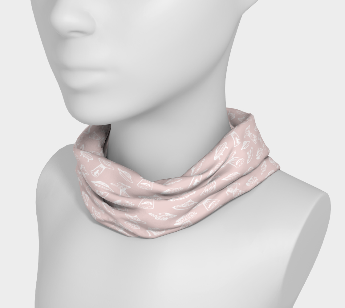"Get in, we're going shopping" UFO headband Pink