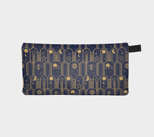 Boho Sun moon and Stars Pencil Case