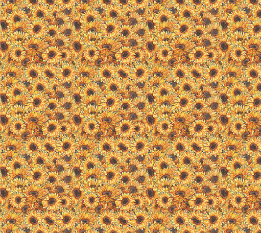 Sunflower Poly Chiffon Fabric