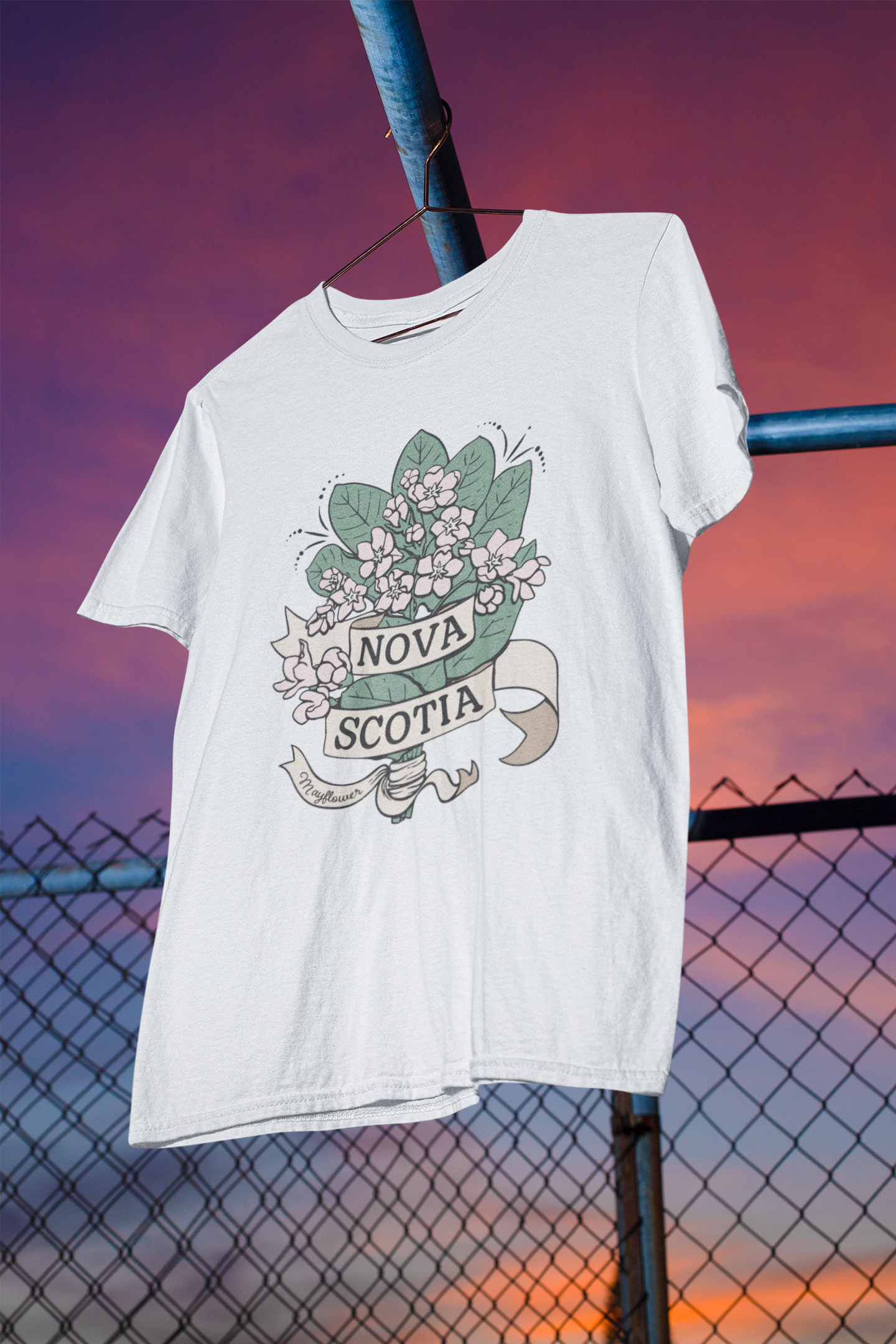 Nova Scotia Provincial Flower T-Shirt